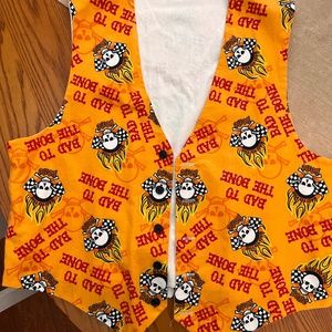 “Bad to the Bone” handmade vest